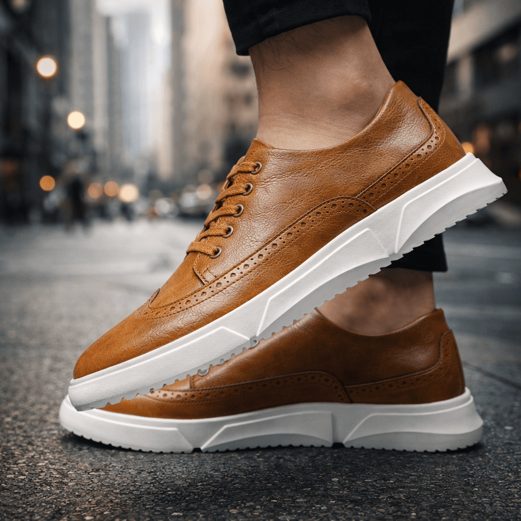 Calver nahkaiset Brogue-lenkkarit