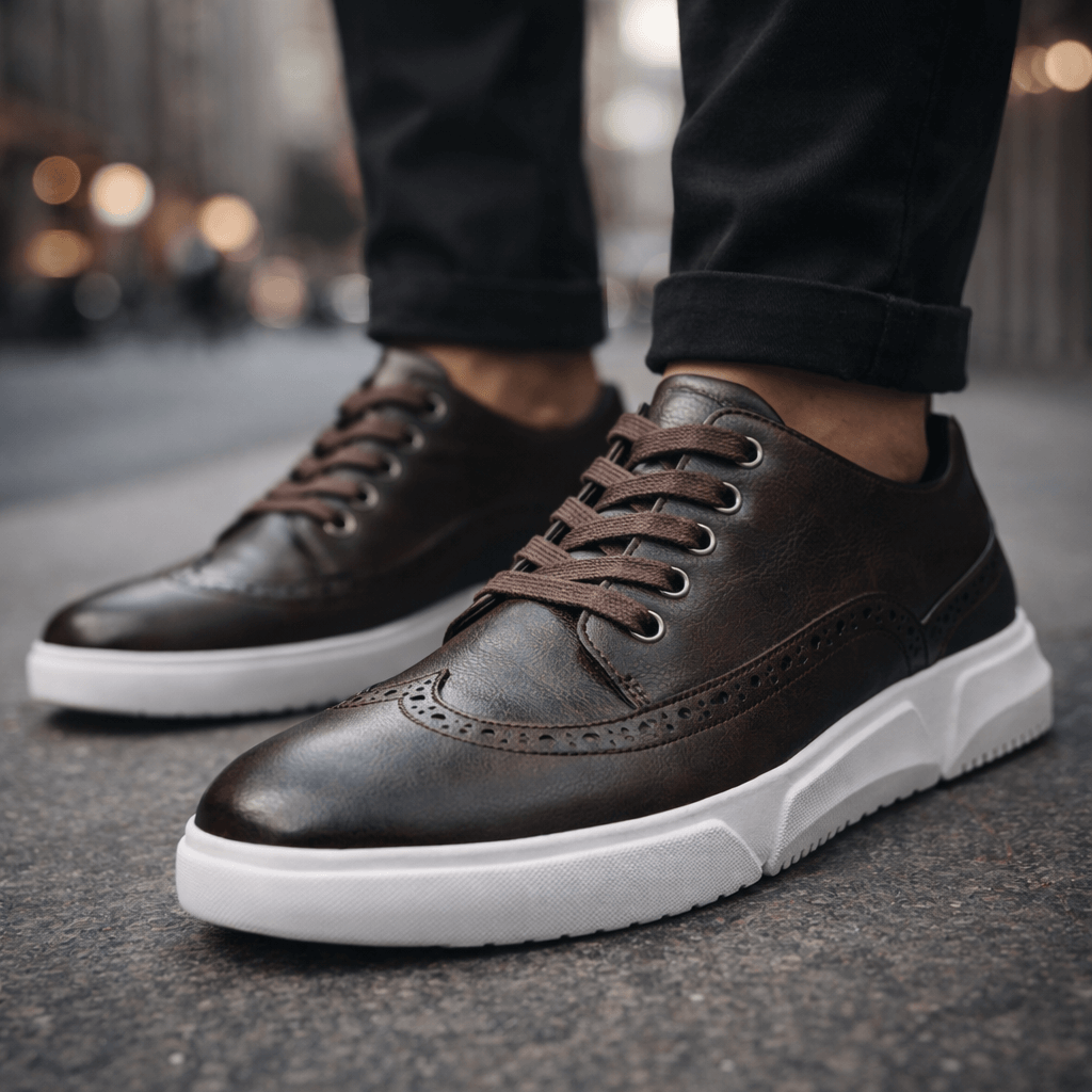 Calver nahkaiset Brogue-lenkkarit
