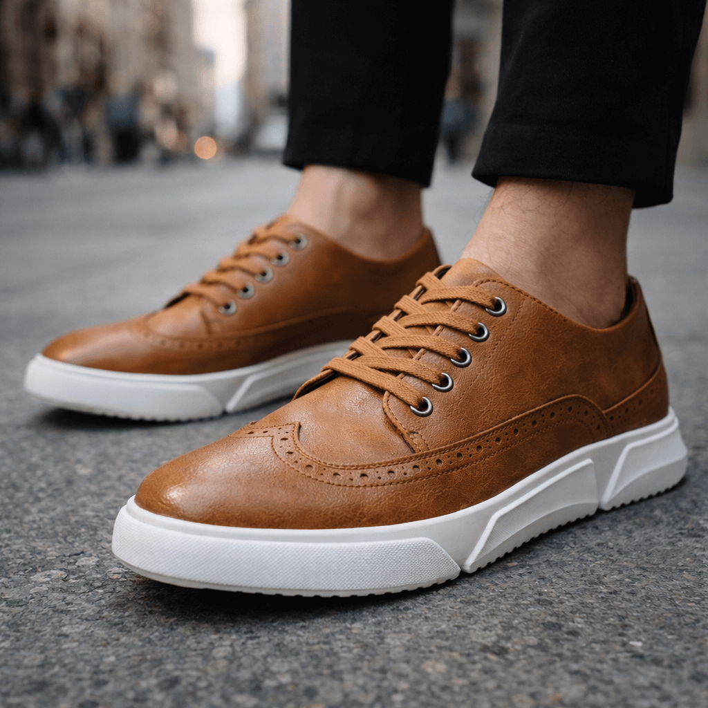Calver nahkaiset Brogue-lenkkarit
