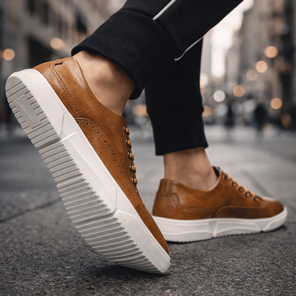 Calver nahkaiset Brogue-lenkkarit
