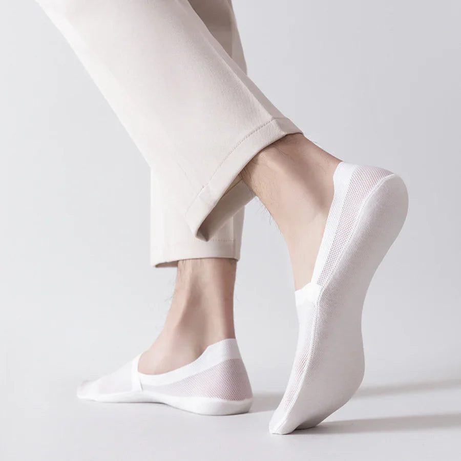 Usynlige åndbare anti-slip sokker