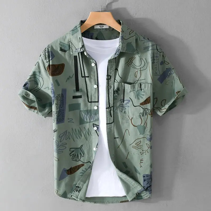 Vinito abstrakt skjorta