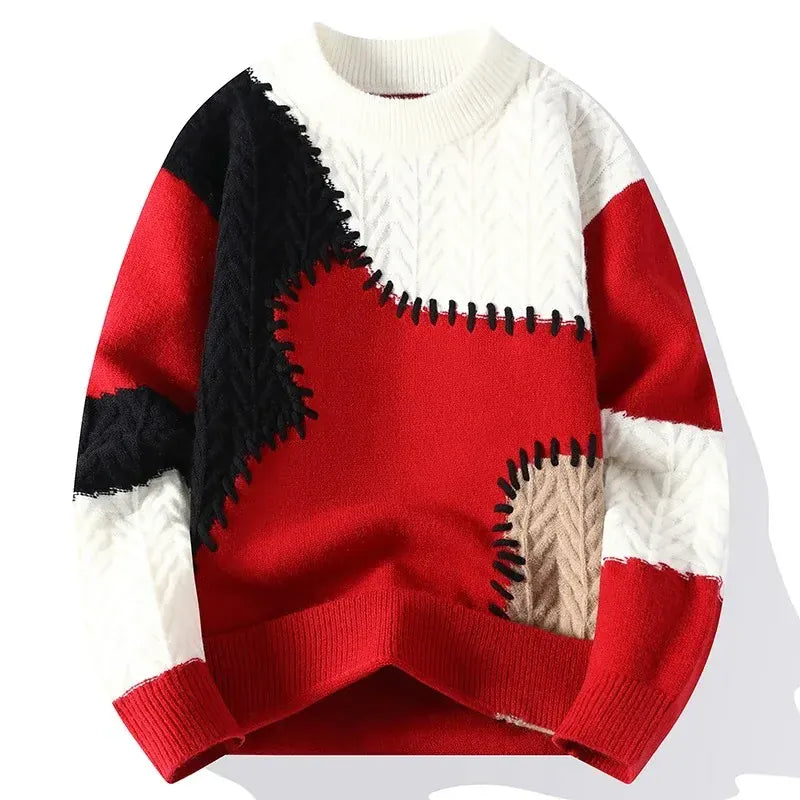 Oliver-Pullover mit Nähten