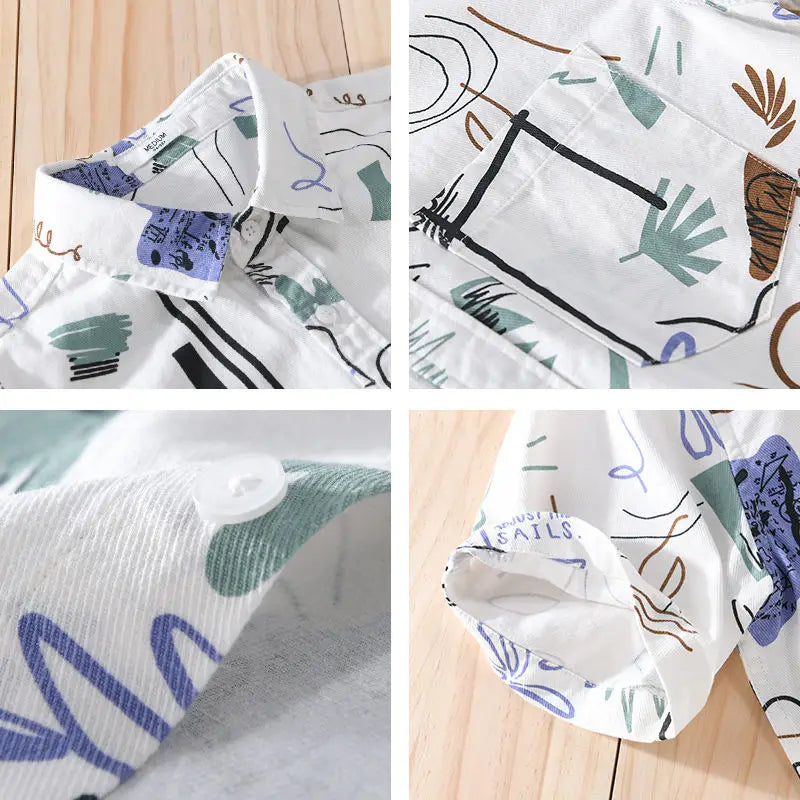 Vinito abstrakt skjorta