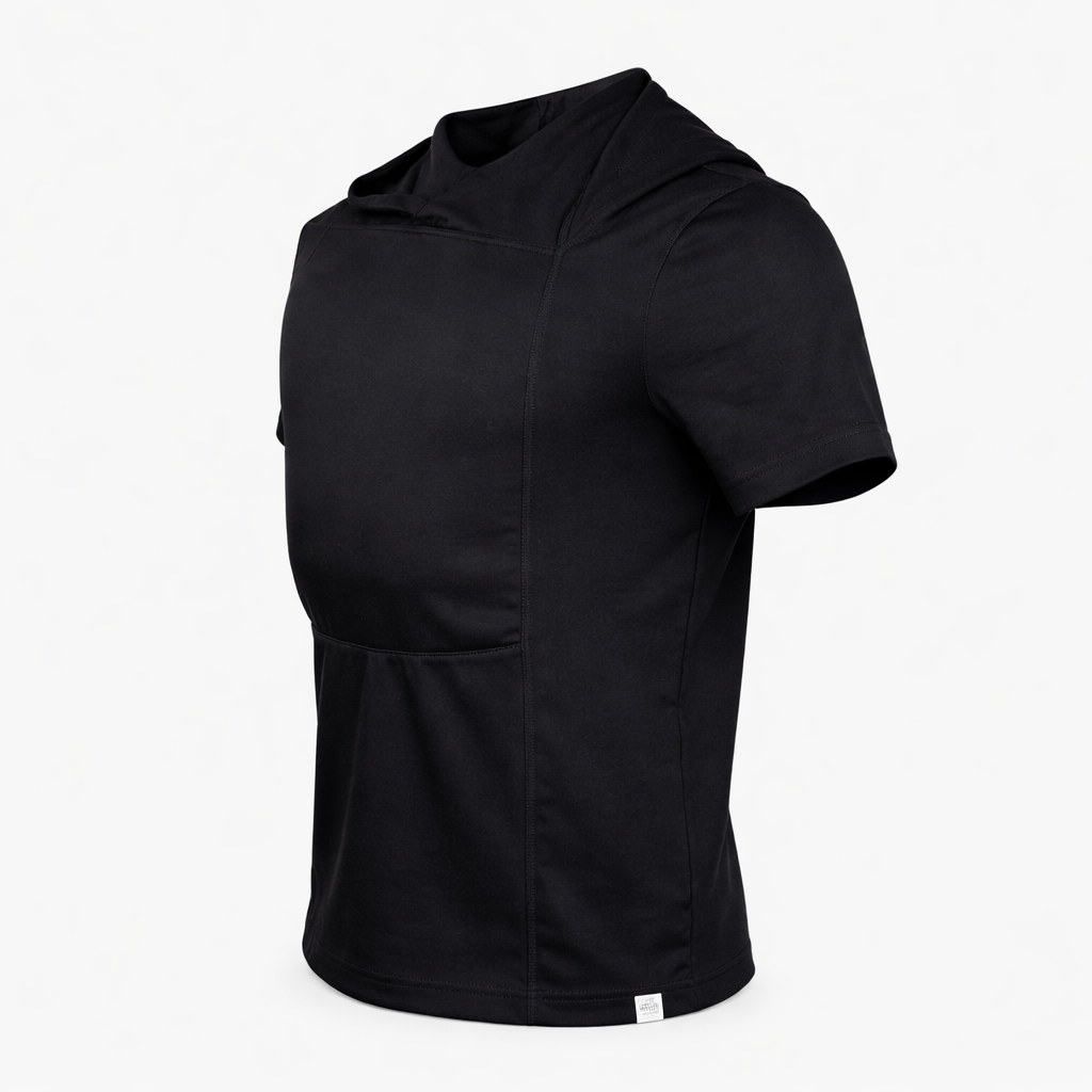 T-Shirt mit Kängurutasche