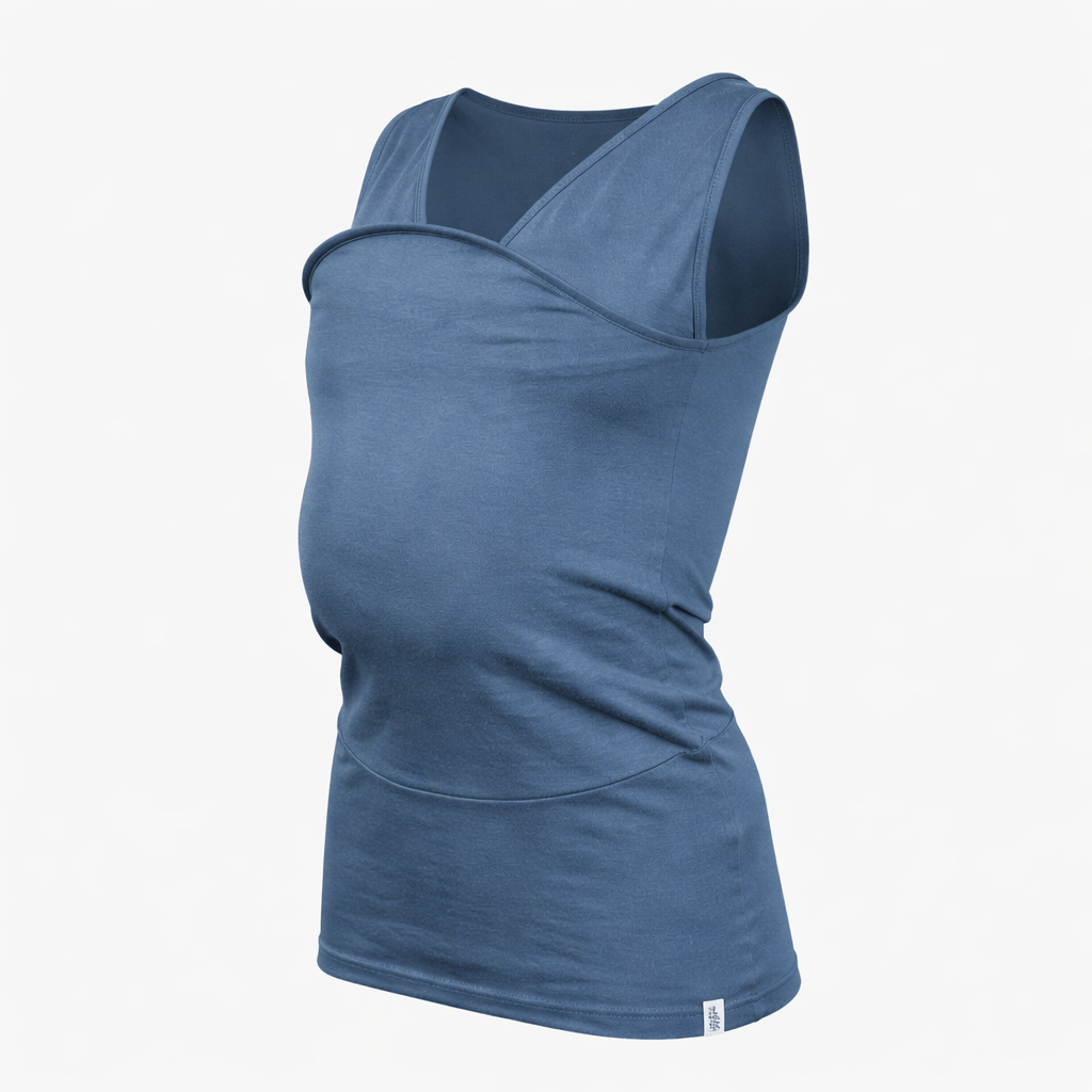 T-Shirt mit Kängurutasche