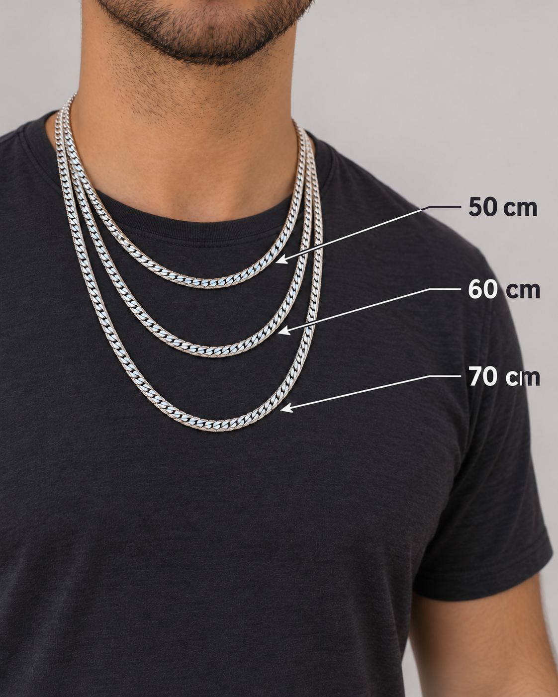 Royal Steel 316L Duo Set – 6 mm halsband + armband