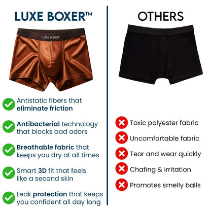 [Multi-Packs] Luxe Boxer™ – Premium sidenunderkläder
