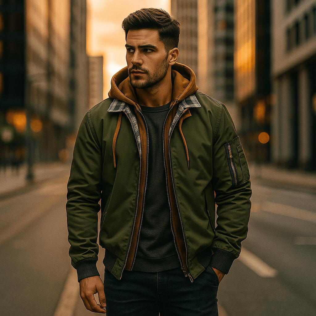 Doble capa - Chaqueta bomber