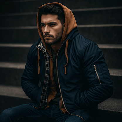Doble capa - Chaqueta bomber