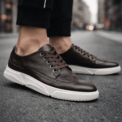 Calver nahkaiset Brogue-lenkkarit