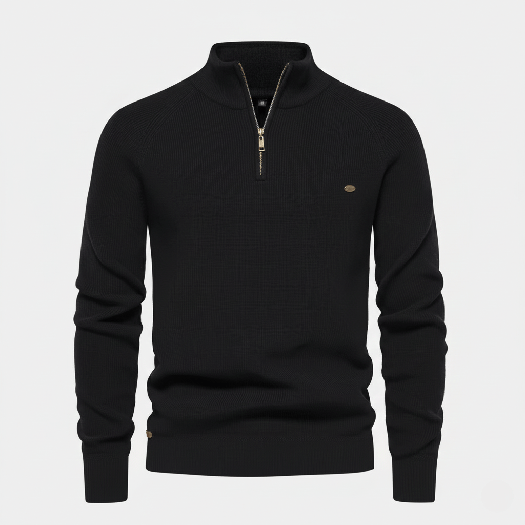 Pull en tricot à demi-zip WoolForm™