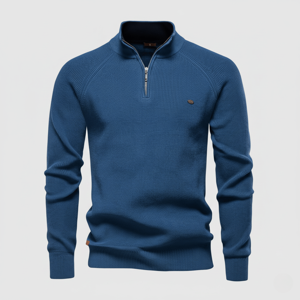 Pull en tricot à demi-zip WoolForm™