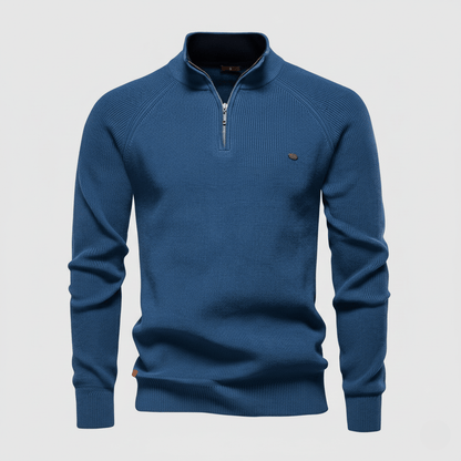 Pull en tricot à demi-zip WoolForm™