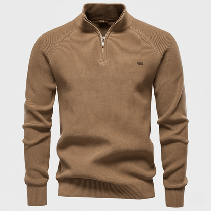 Pull en tricot à demi-zip WoolForm™