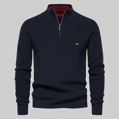 Pull en tricot à demi-zip WoolForm™
