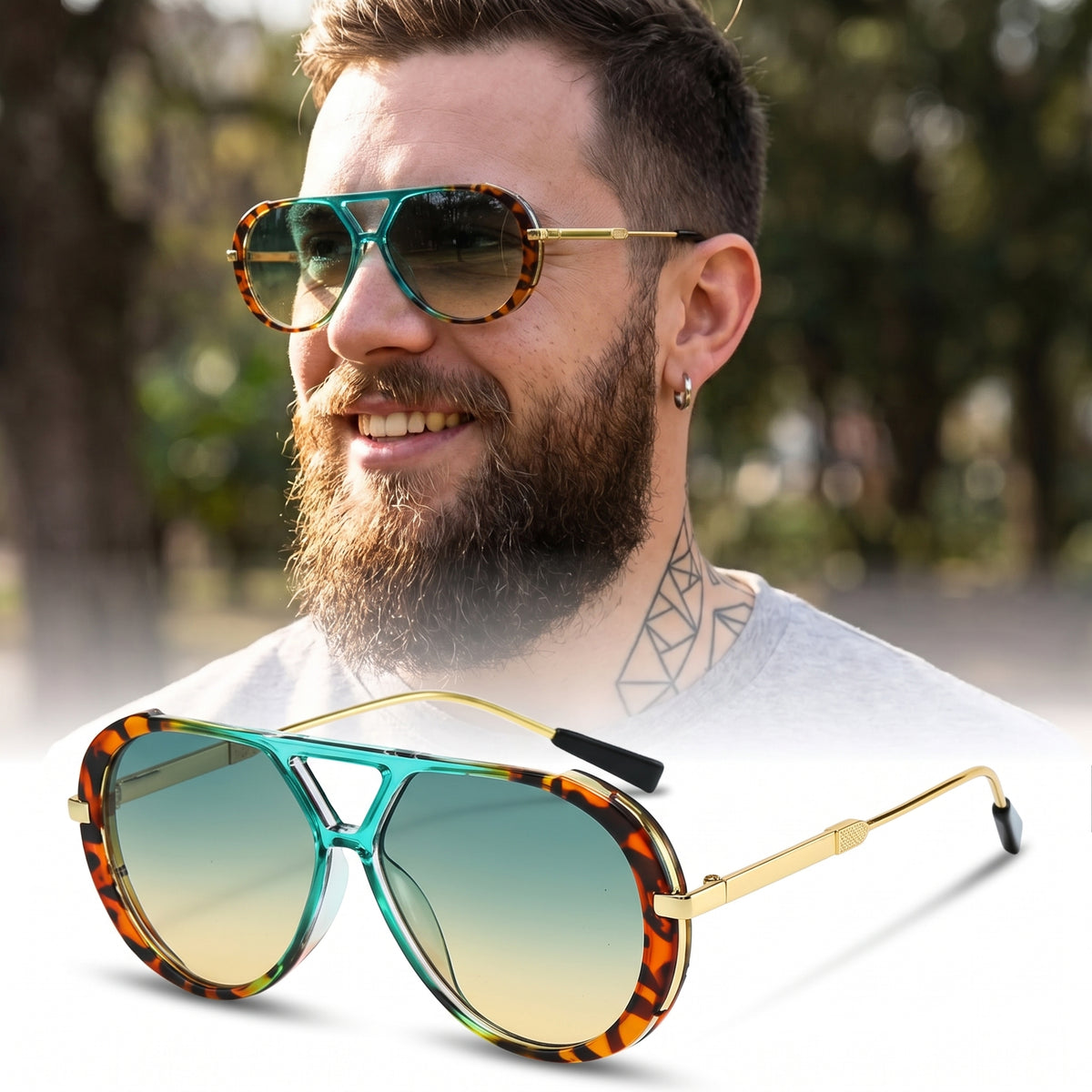 Tigra Gold Sonnenbrille