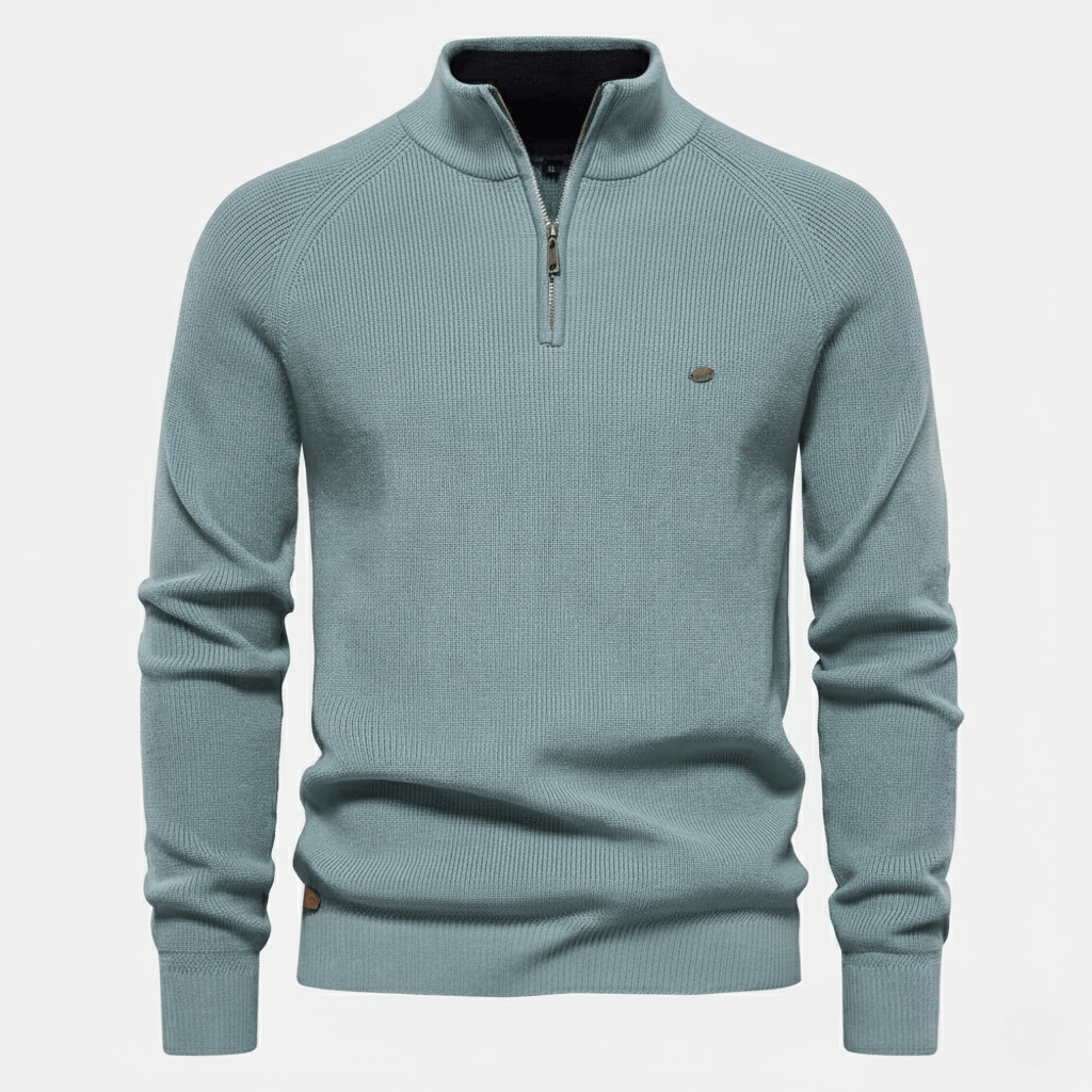 Pull en tricot à demi-zip WoolForm™