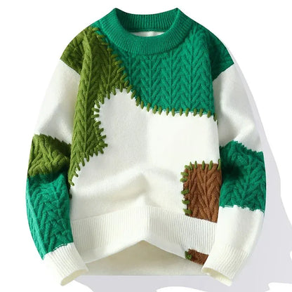 Oliver-Pullover mit Nähten