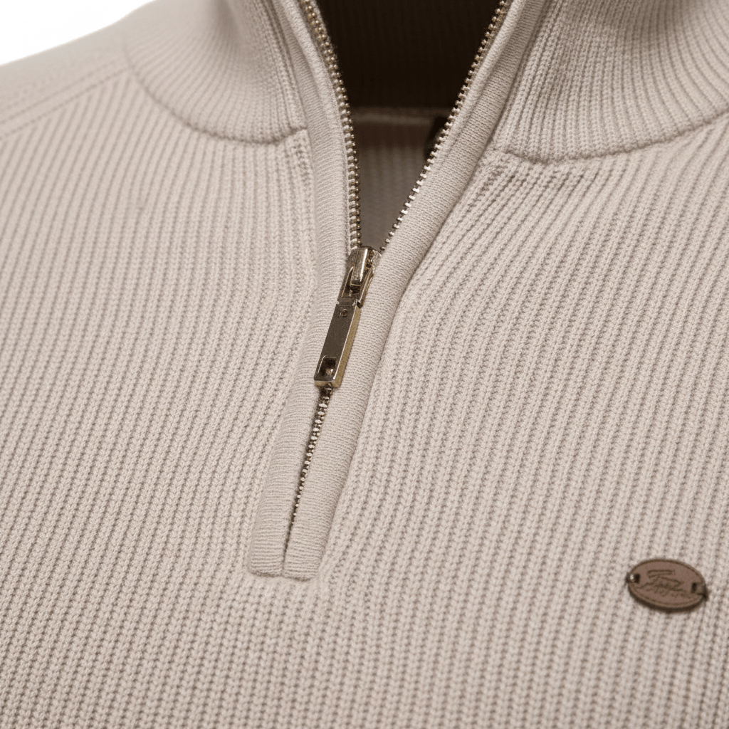 Pull en tricot à demi-zip WoolForm™