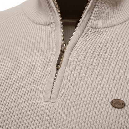 Pull en tricot à demi-zip WoolForm™