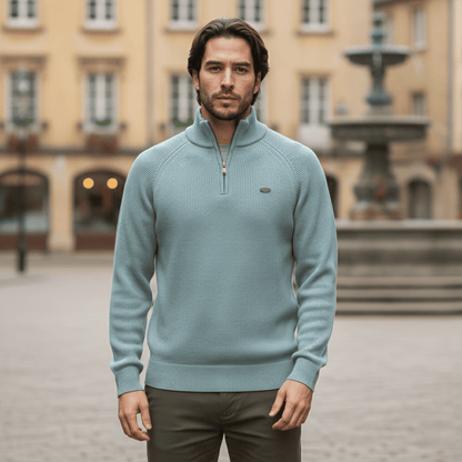 Pull en tricot à demi-zip WoolForm™