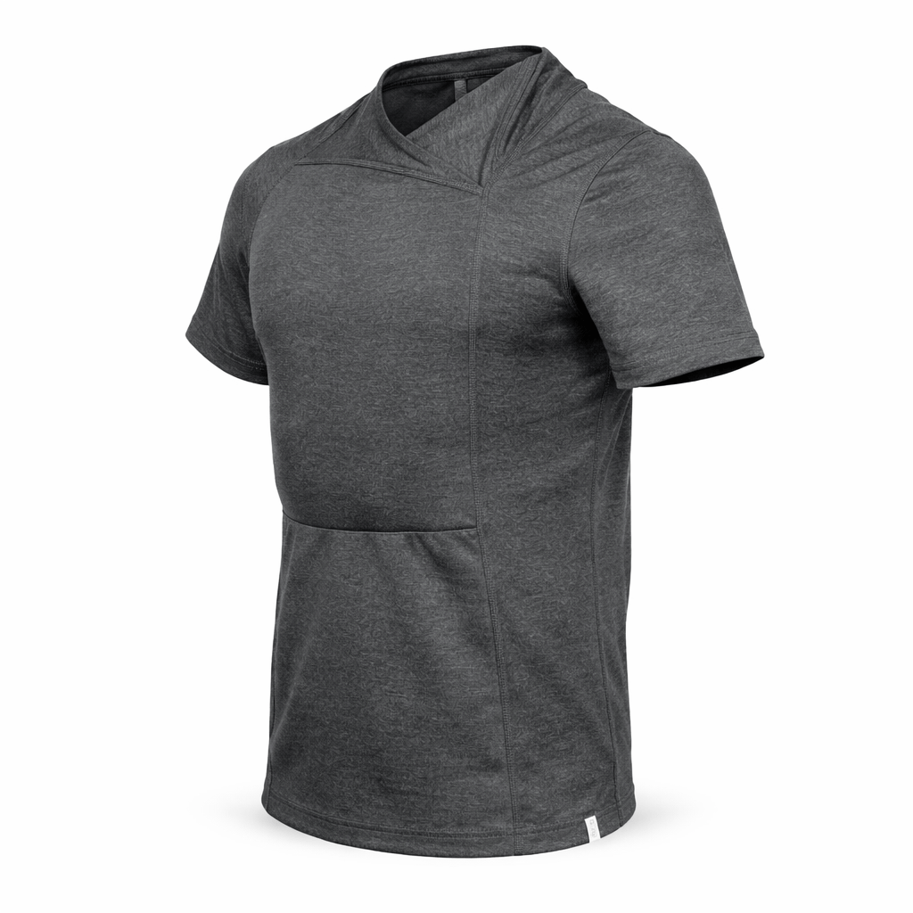 T-Shirt mit Kängurutasche