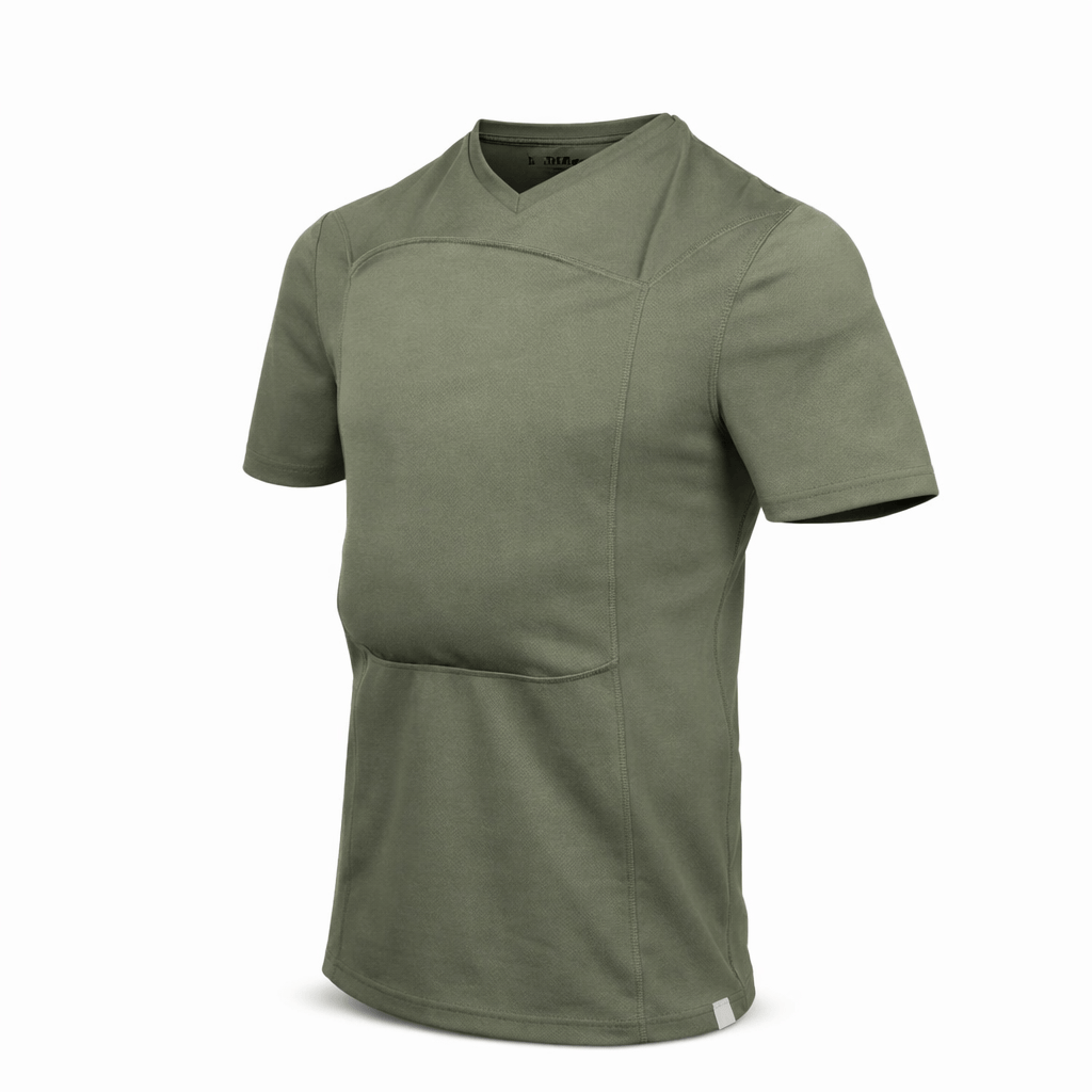 T-Shirt mit Kängurutasche