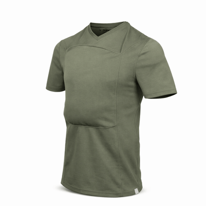 T-Shirt mit Kängurutasche