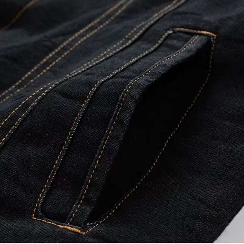Sherpa denimjakke