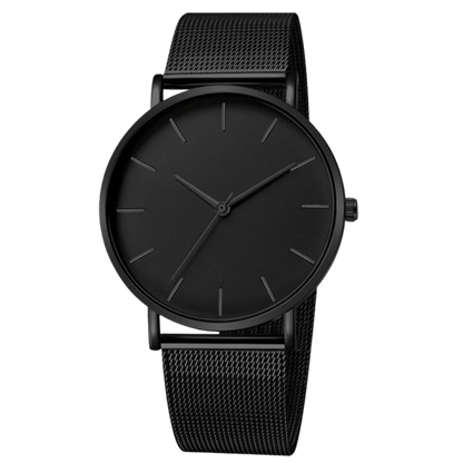 Klassisk minimalistisk ur i rustfrit stål til mænd